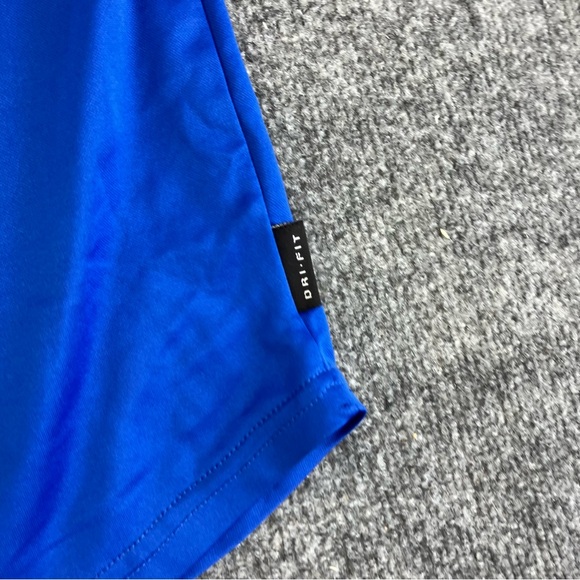 Nike Dry-Fit Men's Size XXL Blue Soccer Futbol Shirt T Shirt - Picture 11 of 13